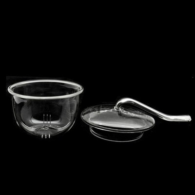 加厚压把壶耐热手工玻璃花茶壶 飘带花茶壶带漏壶ml内胆