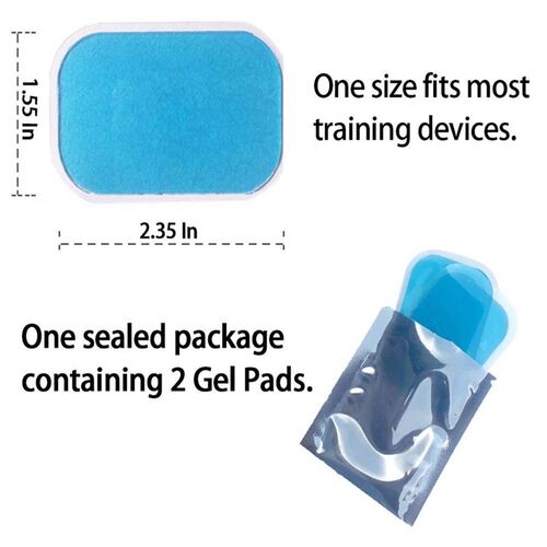 50/100 PCS Replacement Gel Pads For EMS Trainer Abdominal Mu