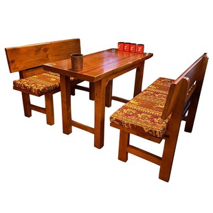 实木桌椅海伦司小酒馆清吧酒吧东南亚风海伦斯酒馆工业风烧烤卡座