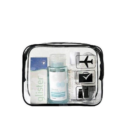 Clear Makeup Cosmetic Bag Portable Travel Toiletry Pouch Tra