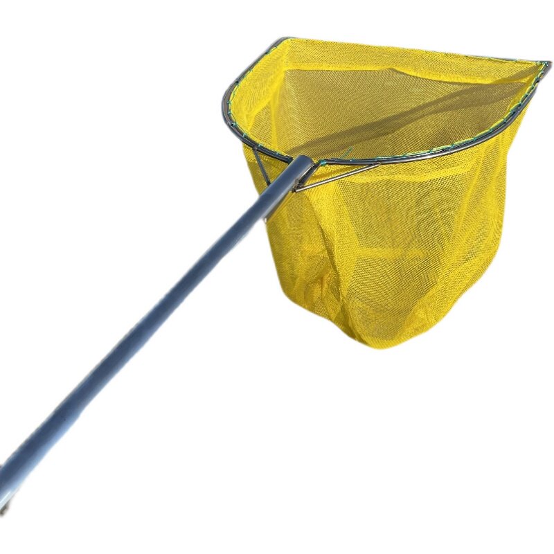 不锈钢抄网细眼捞鱼网圈防磨卖鱼捞虾网兜生鲜鱼苗虾米赶海渔具