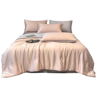 188南通文汇萱纺织品有限公司高档莱赛尔天丝夏凉被凉感夏被四件