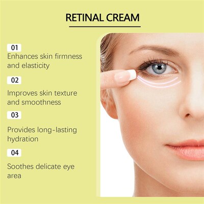 HOYGI Retinol Eye Cream, gently nourishes and moisturizes th