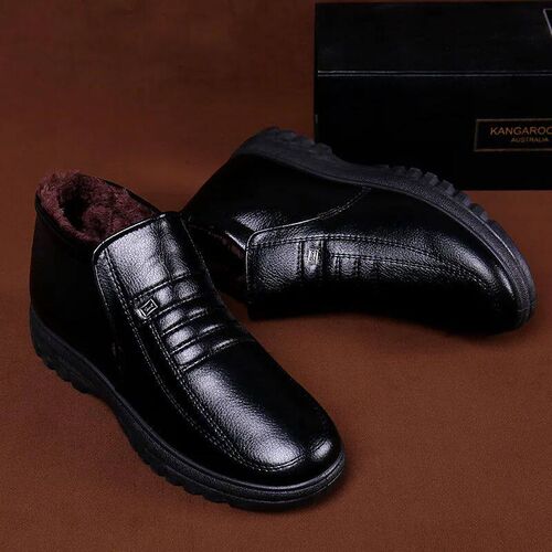 2023plus Size Winter Waterproof Mens Casual Leather Shoes F