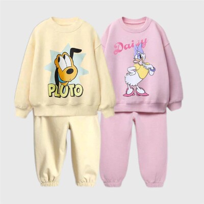 Pluto Sweatshirts+Pants 2pcs Child Long-sleeved Outfits Boys