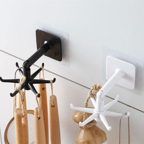 No Punching Strong Sticky Hook 360 Degree Rotatable Hook Kit