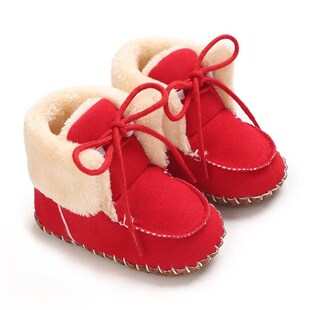 Baby Warm Cotton Thick Winter Plush Autumn Shoes and