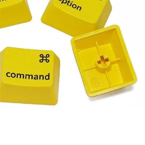 PBT Keycaps MAC-style Command Option Keys Dye-Sub Cherry MX