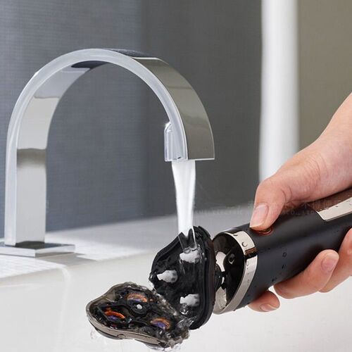 wet dry waterproof LCD display electric shaver beard electri