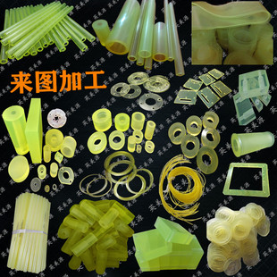 聚氨酯空心棒管内2030防撞减震耐磨缓冲pu垫片 优力胶板加工