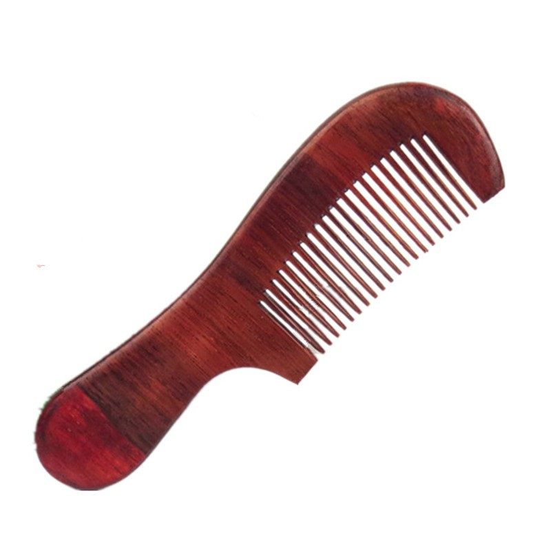 正宗老挝大红酸枝梳子整木料木质红木头部按摩梳家用媲美小叶紫檀