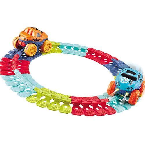 DIY Assembled Rail Car Train Toy Changeable Track Electric L
