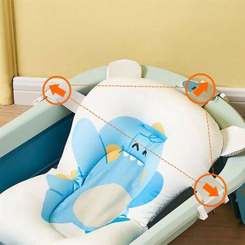 Plastic Baby Bath Cushion Dinosaur Anti-slip Infant Bathtub