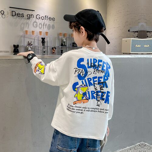 Spring Autumn Childrens Pullovers For Baby Boys Clothes Car