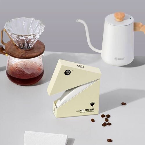 Coffee filter paper V-shaped coffee powder filter bag Drip t