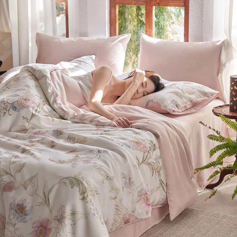 夏季莱赛尔天丝床上四件套2025新款冰丝床单被套丝滑裸睡床笠床品,3C数码配件,其它配件,淘宝优惠券,粉丝福利购,淘宝优惠卷