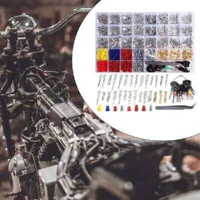 950Pcs Car Wire Terminals Connector Pin NonInsulated Plug