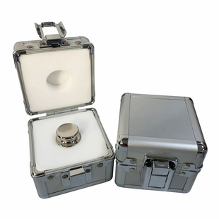 研衡砝码箱铝合金盒子砝码专用盒0g砝码盒1kg2kg砝码箱子
