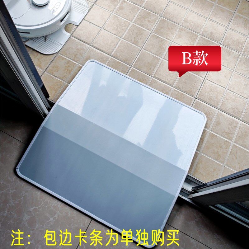 扫地机器人爬坡垫定制阳台推拉门斜坡垫不锈钢上坡垫斜坡条过门槛