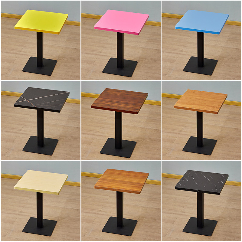 快餐桌椅饭店餐厅小吃餐饮商用桌子装奶茶店不锈钢小圆方桌,住宅家具,板木餐桌,淘宝优惠券,粉丝福利购,淘宝优惠卷