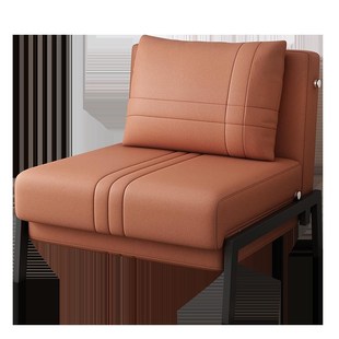 贵祺科技布沙发床两用1米宽 多功能单人床阳台推拉床卧室书房折叠