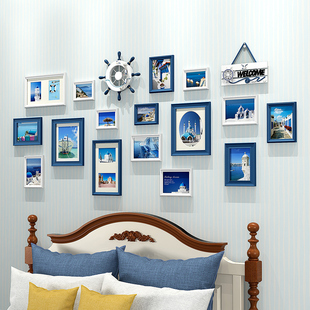 地中海墙上装 饰创意儿童房挂件卧室男孩房间布置餐厅墙面挂饰墙饰
