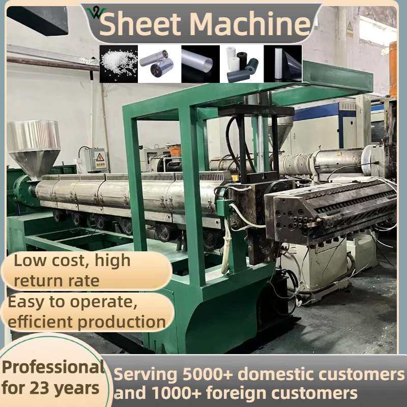 Biodegradable sheet single screw extruder