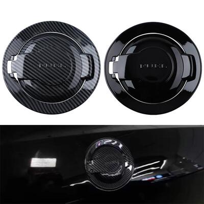 适用08-23款道奇挑战者Challenger改装 碳纹油箱盖ABS加油口装饰