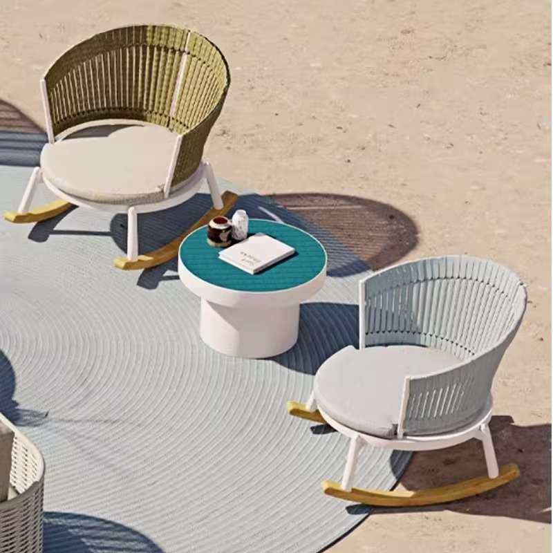 户外藤编摇椅阳台桌椅小户型茶几组合三件套露台庭院室外花园家具,3C数码配件,其它配件,淘宝优惠券,粉丝福利购,淘宝优惠卷