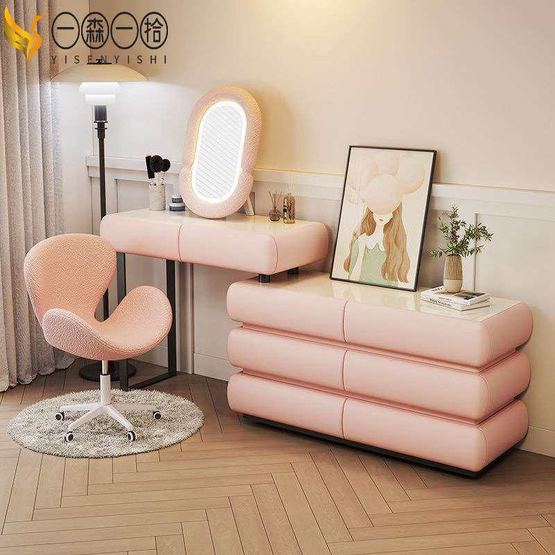 公主化妆台新款实木岩板梳妆台卧室收纳斗柜一体主卧上档次化妆桌,3C数码配件,其它配件,淘宝优惠券,粉丝福利购,淘宝优惠卷