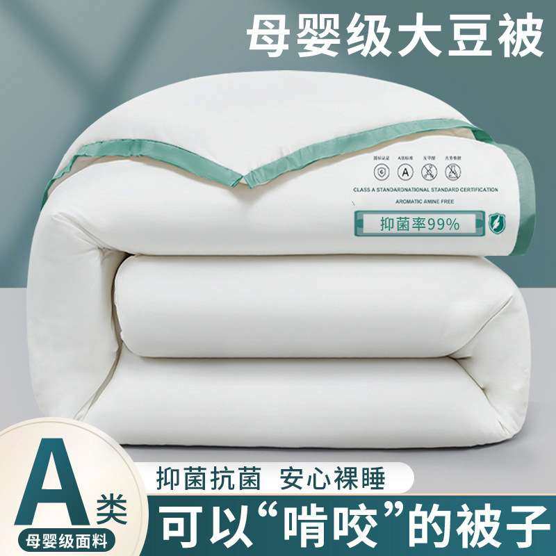 A类大豆纤维被子春秋被2025新款薄被芯学生宿舍冬被单人四季通用,3C数码配件,其它配件,淘宝优惠券,粉丝福利购,淘宝优惠卷