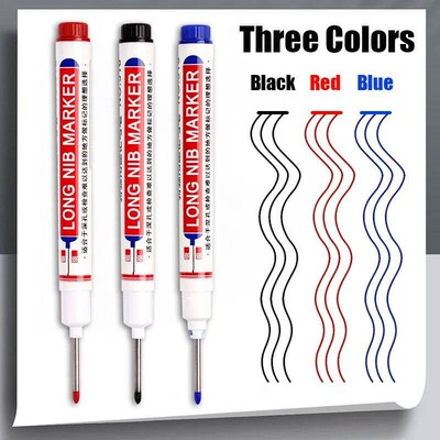 White Marker Pens 0.7/1.0/2.5mm Waterproof Oily Permanent Pa