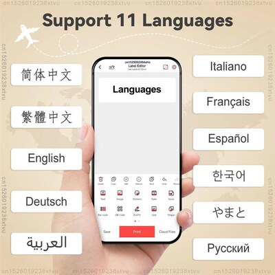 P15 Label Maker Similar to D11 D101 D110 Thermal Printer Por