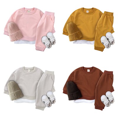 2023 Kids Clothes Baby Girl Boy Outwear Sets Children Outfit