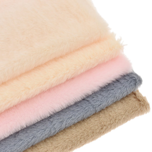 Solid Color Soft Artificial Fur A4 Fabric Patchwork Women Ba