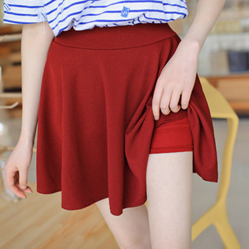 Hot Women Bust Shorts Skirts Womens Pleated Anti Emptied