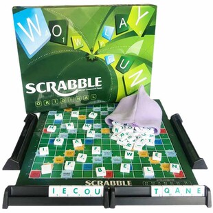 Game Jigsaw Words Scrabble Table Puzzles Spelling Kids Board
