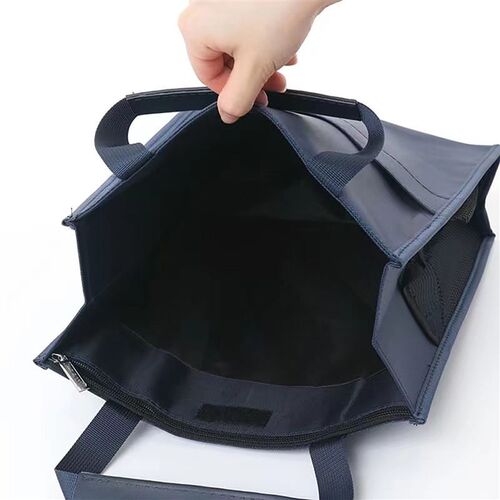 Portable file bag Zipper Oxford file briefcase