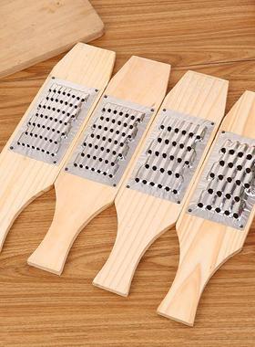 T厨房小工具木质不锈钢多功能刨丝器萝卜丝刨刀刨丝刀刨厂家直销