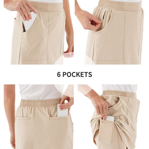 Women Golf Skorts Quick Dry with Inner Shorts Woven Woman