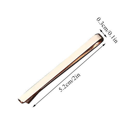 Simple Fashion Tie Clips MenS Metal Necktie Daily Business