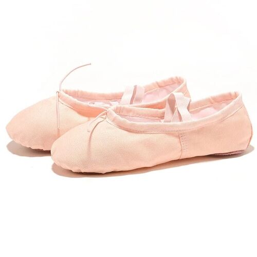 Soft Red Black  White Pink Kids Girls Flat Ballet Shoes Wome