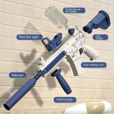 Water Gun Electric Pistol Shooting Toy M416 Full Automatic S