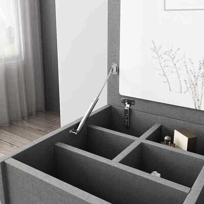 JOYLIVE Furniture Simple Modern Flap Dresser with Makeup Mi