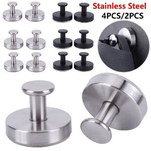 4/2PC Vacuum Suction Cup Hook Shower Hooks Hanger No-Drill