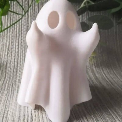 Halloween Glowing Middle Finger Ghost Mini Despise Ghost Tab
