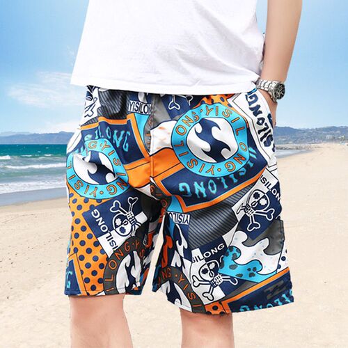 Beach Pants Mens Shorts Swimming Trunks Mens Loose Casual