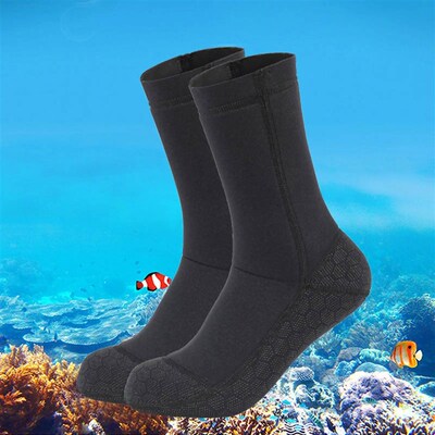 3mm Neoprene Diving Socks Water Resistant Warm Flexible  Pro