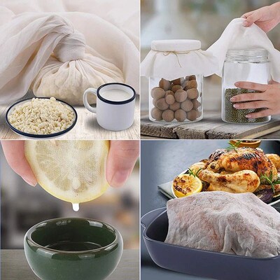 4Yard ~1.5Yard Cheesecloth Reusable Unbleached Precut Strain