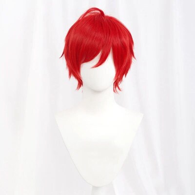Fashion Cheap Short Cosplay Wig Multi Colors Straight Peluca